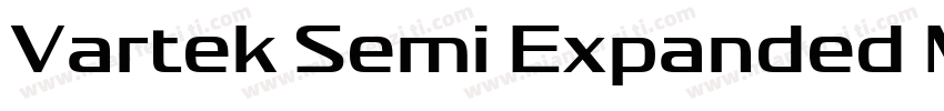 Vartek Semi Expanded Medium字体转换